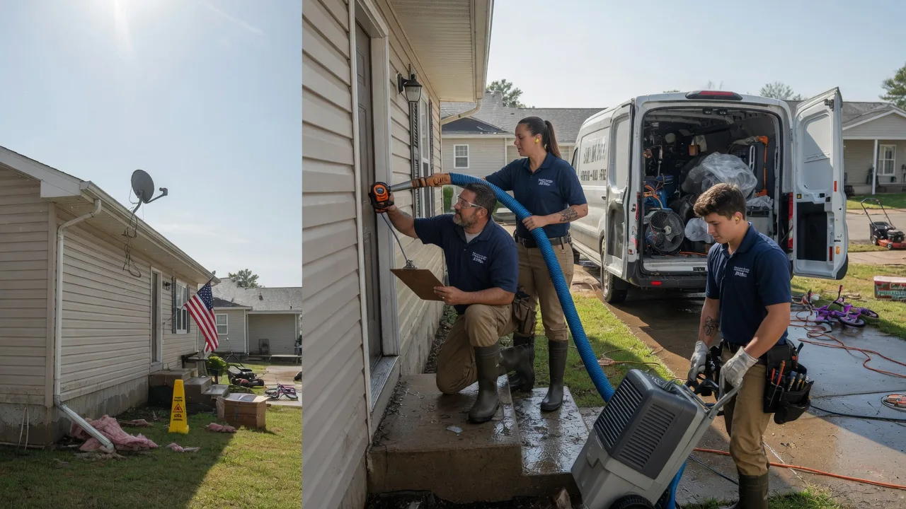 Ceiling Water Damage Restoration in Houston, AK near me